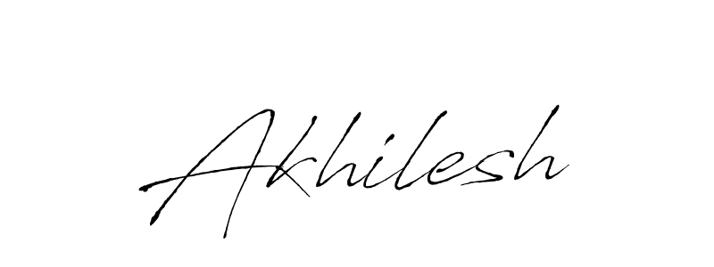 Design your own signature with our free online signature maker. With this signature software, you can create a handwritten (Antro_Vectra) signature for name Akhilesh. Akhilesh signature style 6 images and pictures png