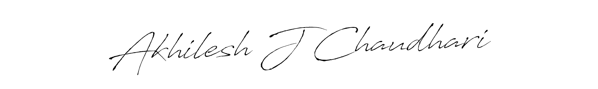 How to make Akhilesh J Chaudhari signature? Antro_Vectra is a professional autograph style. Create handwritten signature for Akhilesh J Chaudhari name. Akhilesh J Chaudhari signature style 6 images and pictures png