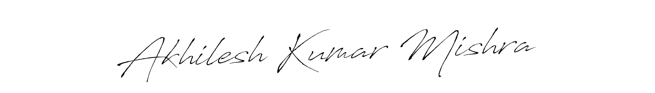 Design your own signature with our free online signature maker. With this signature software, you can create a handwritten (Antro_Vectra) signature for name Akhilesh Kumar Mishra. Akhilesh Kumar Mishra signature style 6 images and pictures png