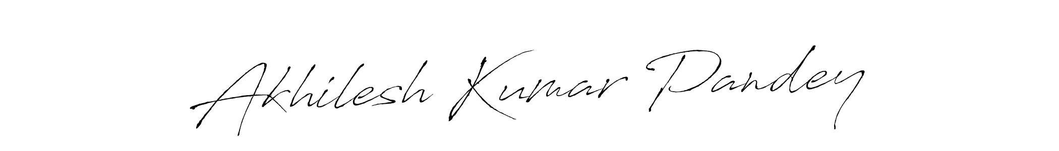 Akhilesh Kumar Pandey stylish signature style. Best Handwritten Sign (Antro_Vectra) for my name. Handwritten Signature Collection Ideas for my name Akhilesh Kumar Pandey. Akhilesh Kumar Pandey signature style 6 images and pictures png