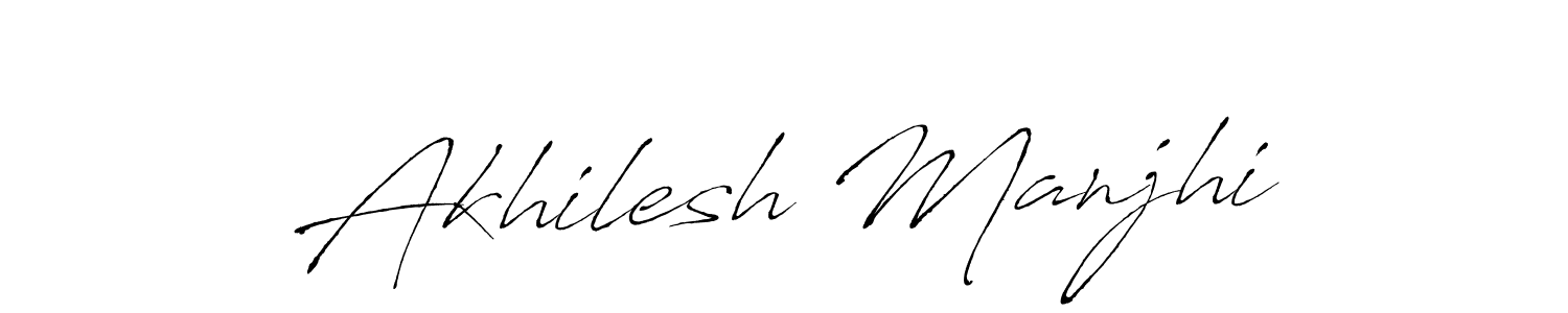 The best way (Antro_Vectra) to make a short signature is to pick only two or three words in your name. The name Akhilesh Manjhi include a total of six letters. For converting this name. Akhilesh Manjhi signature style 6 images and pictures png
