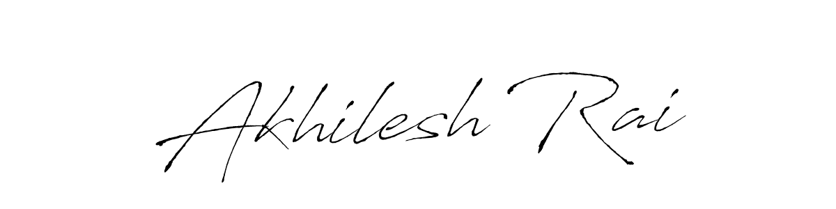 How to make Akhilesh Rai signature? Antro_Vectra is a professional autograph style. Create handwritten signature for Akhilesh Rai name. Akhilesh Rai signature style 6 images and pictures png