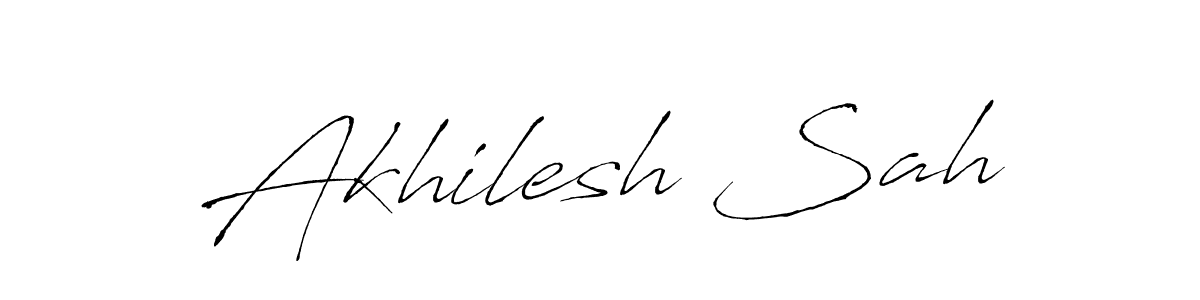 Also You can easily find your signature by using the search form. We will create Akhilesh Sah name handwritten signature images for you free of cost using Antro_Vectra sign style. Akhilesh Sah signature style 6 images and pictures png