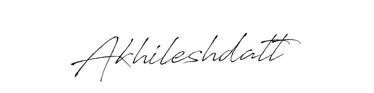 Create a beautiful signature design for name Akhileshdatt. With this signature (Antro_Vectra) fonts, you can make a handwritten signature for free. Akhileshdatt signature style 6 images and pictures png
