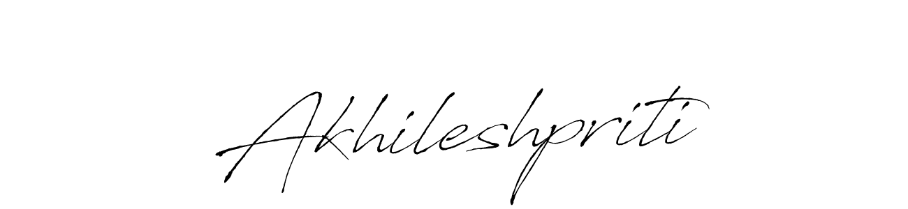 Make a beautiful signature design for name Akhileshpriti. With this signature (Antro_Vectra) style, you can create a handwritten signature for free. Akhileshpriti signature style 6 images and pictures png