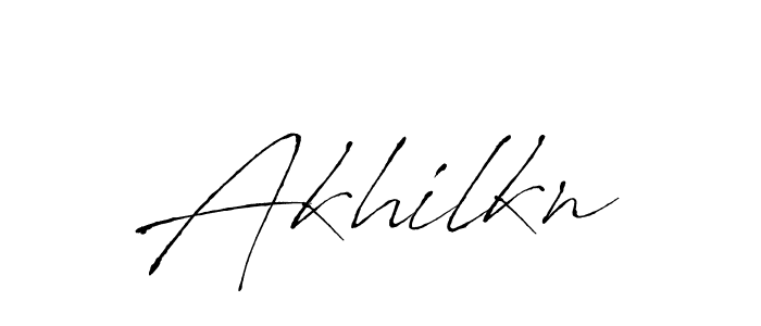 if you are searching for the best signature style for your name Akhilkn. so please give up your signature search. here we have designed multiple signature styles  using Antro_Vectra. Akhilkn signature style 6 images and pictures png