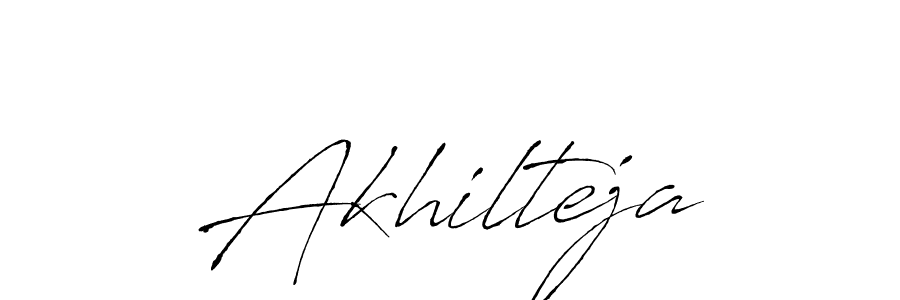 Use a signature maker to create a handwritten signature online. With this signature software, you can design (Antro_Vectra) your own signature for name Akhilteja. Akhilteja signature style 6 images and pictures png