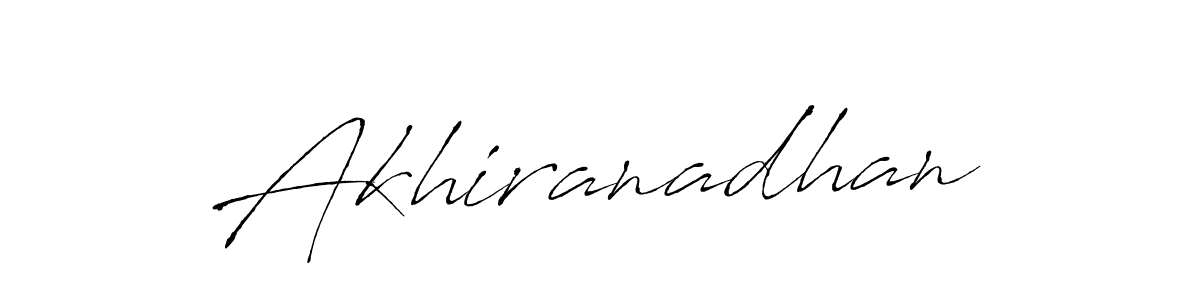 Design your own signature with our free online signature maker. With this signature software, you can create a handwritten (Antro_Vectra) signature for name Akhiranadhan. Akhiranadhan signature style 6 images and pictures png