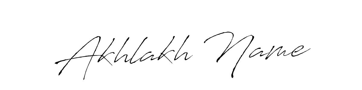 See photos of Akhlakh Name official signature by Spectra . Check more albums & portfolios. Read reviews & check more about Antro_Vectra font. Akhlakh Name signature style 6 images and pictures png