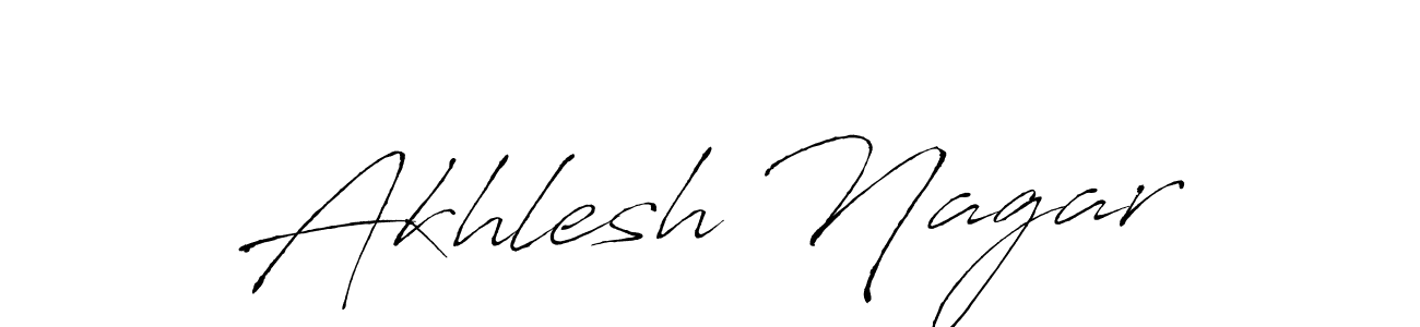 Akhlesh Nagar stylish signature style. Best Handwritten Sign (Antro_Vectra) for my name. Handwritten Signature Collection Ideas for my name Akhlesh Nagar. Akhlesh Nagar signature style 6 images and pictures png