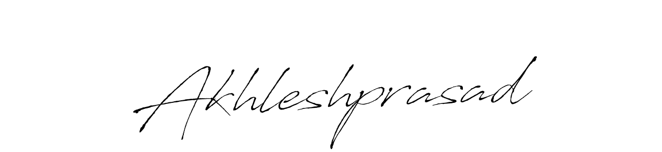 Make a beautiful signature design for name Akhleshprasad. With this signature (Antro_Vectra) style, you can create a handwritten signature for free. Akhleshprasad signature style 6 images and pictures png