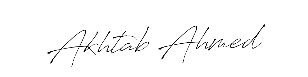You should practise on your own different ways (Antro_Vectra) to write your name (Akhtab Ahmed) in signature. don't let someone else do it for you. Akhtab Ahmed signature style 6 images and pictures png
