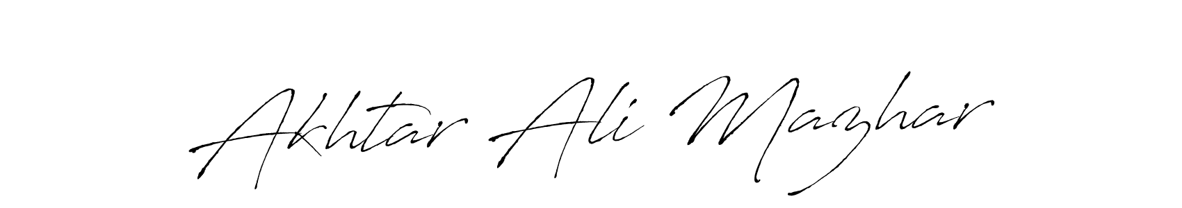 The best way (Antro_Vectra) to make a short signature is to pick only two or three words in your name. The name Akhtar Ali Mazhar include a total of six letters. For converting this name. Akhtar Ali Mazhar signature style 6 images and pictures png