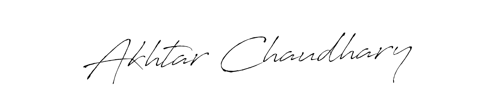 Design your own signature with our free online signature maker. With this signature software, you can create a handwritten (Antro_Vectra) signature for name Akhtar Chaudhary. Akhtar Chaudhary signature style 6 images and pictures png