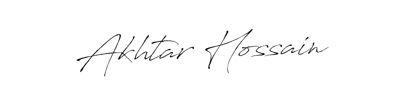 Akhtar Hossain stylish signature style. Best Handwritten Sign (Antro_Vectra) for my name. Handwritten Signature Collection Ideas for my name Akhtar Hossain. Akhtar Hossain signature style 6 images and pictures png