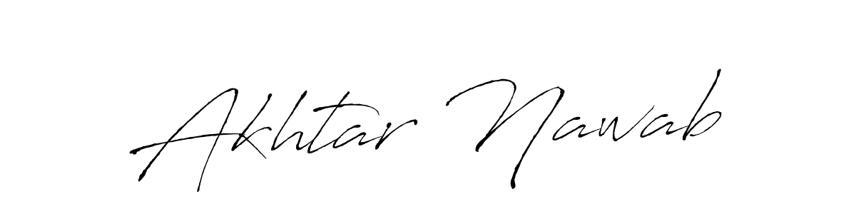 Design your own signature with our free online signature maker. With this signature software, you can create a handwritten (Antro_Vectra) signature for name Akhtar Nawab. Akhtar Nawab signature style 6 images and pictures png