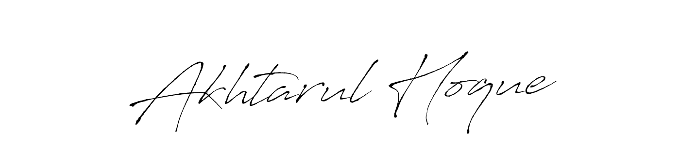 Design your own signature with our free online signature maker. With this signature software, you can create a handwritten (Antro_Vectra) signature for name Akhtarul Hoque. Akhtarul Hoque signature style 6 images and pictures png