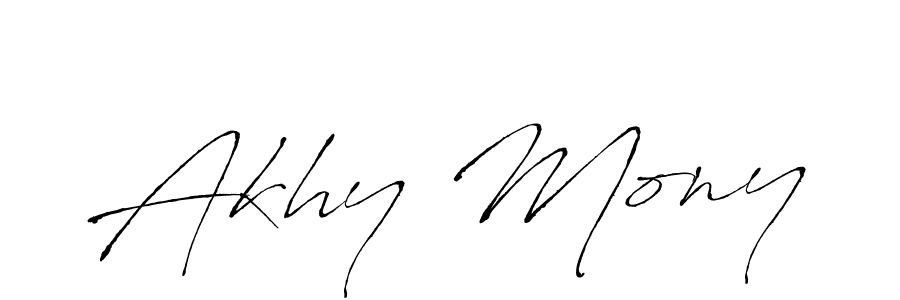 Once you've used our free online signature maker to create your best signature Antro_Vectra style, it's time to enjoy all of the benefits that Akhy Mony name signing documents. Akhy Mony signature style 6 images and pictures png