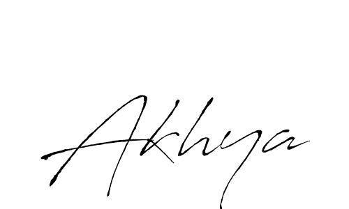 Create a beautiful signature design for name Akhya. With this signature (Antro_Vectra) fonts, you can make a handwritten signature for free. Akhya signature style 6 images and pictures png