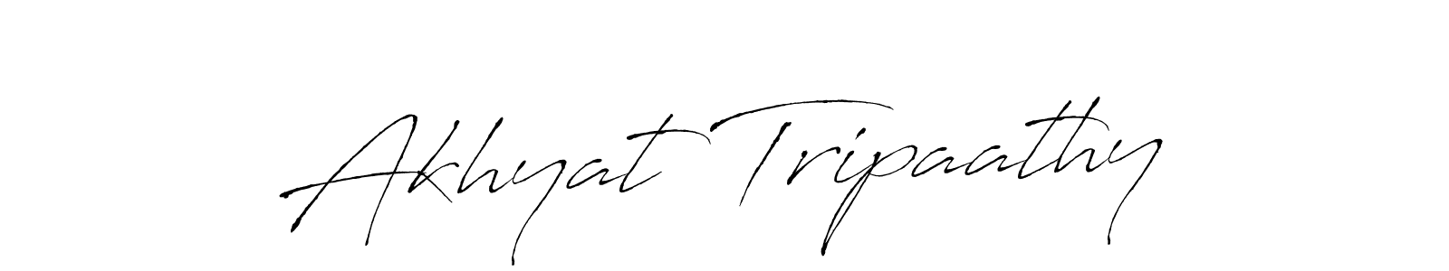How to make Akhyat Tripaathy name signature. Use Antro_Vectra style for creating short signs online. This is the latest handwritten sign. Akhyat Tripaathy signature style 6 images and pictures png