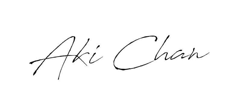 if you are searching for the best signature style for your name Aki Chan. so please give up your signature search. here we have designed multiple signature styles  using Antro_Vectra. Aki Chan signature style 6 images and pictures png