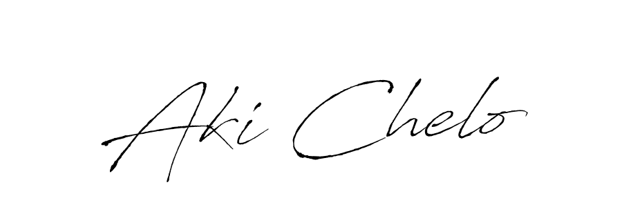Antro_Vectra is a professional signature style that is perfect for those who want to add a touch of class to their signature. It is also a great choice for those who want to make their signature more unique. Get Aki Chelo name to fancy signature for free. Aki Chelo signature style 6 images and pictures png