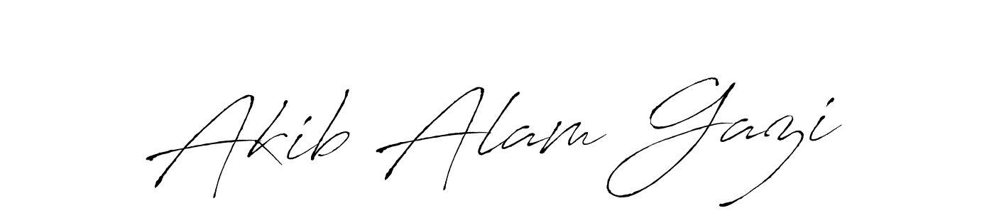 Make a beautiful signature design for name Akib Alam Gazi. With this signature (Antro_Vectra) style, you can create a handwritten signature for free. Akib Alam Gazi signature style 6 images and pictures png