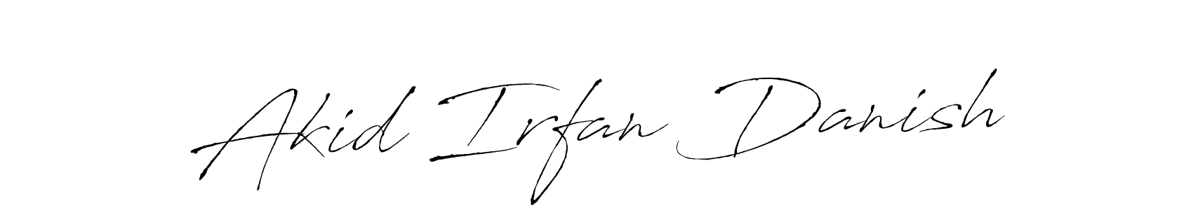 Also we have Akid Irfan Danish name is the best signature style. Create professional handwritten signature collection using Antro_Vectra autograph style. Akid Irfan Danish signature style 6 images and pictures png