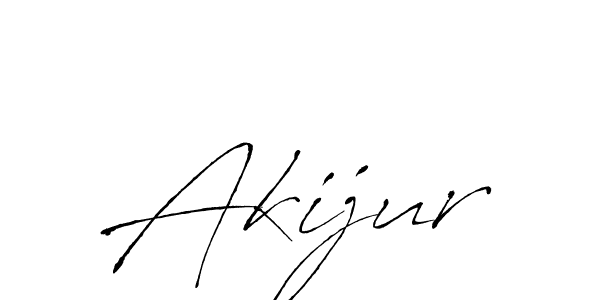 Create a beautiful signature design for name Akijur. With this signature (Antro_Vectra) fonts, you can make a handwritten signature for free. Akijur signature style 6 images and pictures png