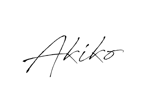 The best way (Antro_Vectra) to make a short signature is to pick only two or three words in your name. The name Akiko include a total of six letters. For converting this name. Akiko signature style 6 images and pictures png