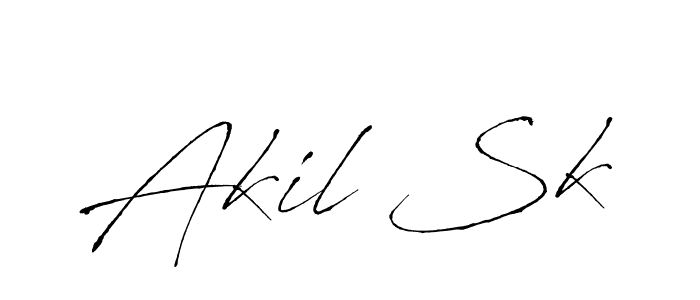 Make a short Akil Sk signature style. Manage your documents anywhere anytime using Antro_Vectra. Create and add eSignatures, submit forms, share and send files easily. Akil Sk signature style 6 images and pictures png