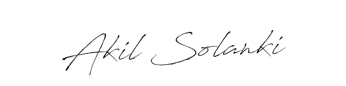 You can use this online signature creator to create a handwritten signature for the name Akil Solanki. This is the best online autograph maker. Akil Solanki signature style 6 images and pictures png
