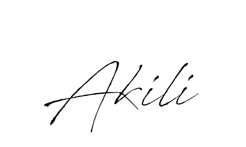 Also we have Akili name is the best signature style. Create professional handwritten signature collection using Antro_Vectra autograph style. Akili signature style 6 images and pictures png