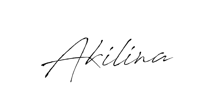 How to make Akilina signature? Antro_Vectra is a professional autograph style. Create handwritten signature for Akilina name. Akilina signature style 6 images and pictures png