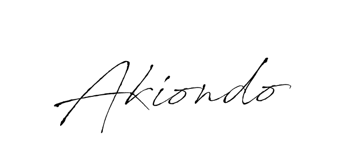 Create a beautiful signature design for name Akiondo. With this signature (Antro_Vectra) fonts, you can make a handwritten signature for free. Akiondo signature style 6 images and pictures png