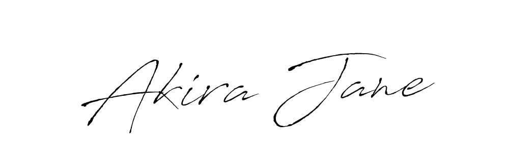 Use a signature maker to create a handwritten signature online. With this signature software, you can design (Antro_Vectra) your own signature for name Akira Jane. Akira Jane signature style 6 images and pictures png