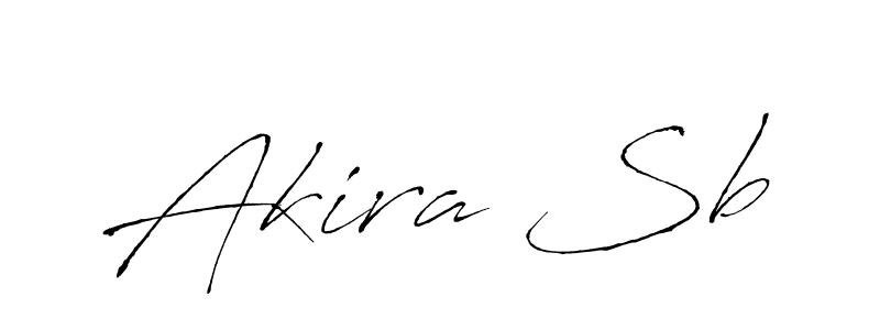 How to make Akira Sb signature? Antro_Vectra is a professional autograph style. Create handwritten signature for Akira Sb name. Akira Sb signature style 6 images and pictures png