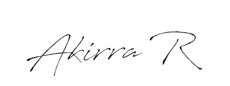 Antro_Vectra is a professional signature style that is perfect for those who want to add a touch of class to their signature. It is also a great choice for those who want to make their signature more unique. Get Akirra R name to fancy signature for free. Akirra R signature style 6 images and pictures png