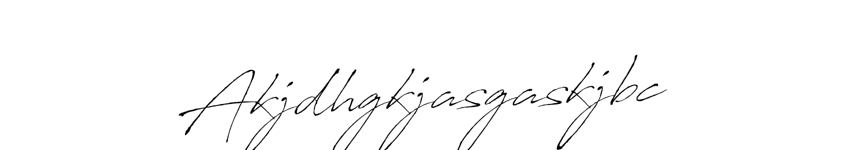 Make a beautiful signature design for name Akjdhgkjasgaskjbc. With this signature (Antro_Vectra) style, you can create a handwritten signature for free. Akjdhgkjasgaskjbc signature style 6 images and pictures png