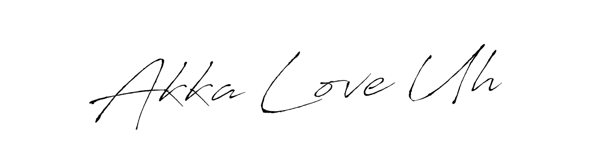 Use a signature maker to create a handwritten signature online. With this signature software, you can design (Antro_Vectra) your own signature for name Akka Love Uh. Akka Love Uh signature style 6 images and pictures png