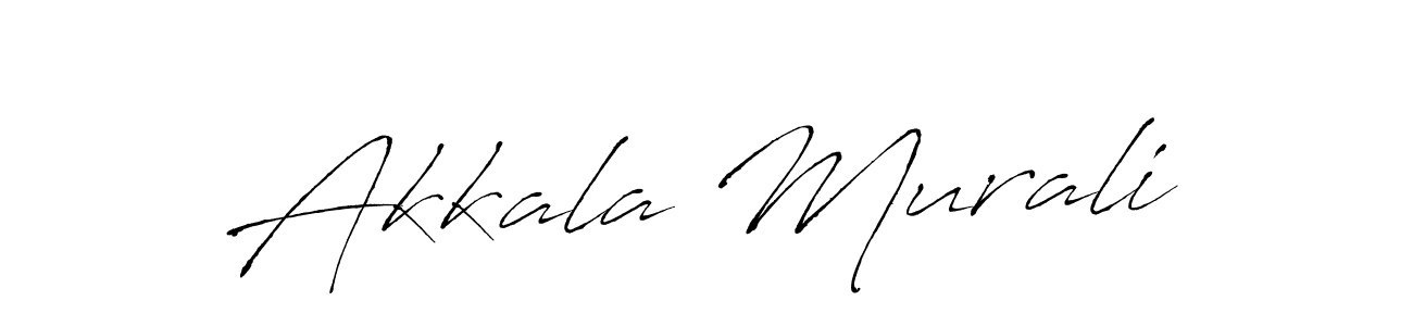 You should practise on your own different ways (Antro_Vectra) to write your name (Akkala Murali) in signature. don't let someone else do it for you. Akkala Murali signature style 6 images and pictures png