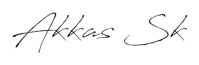 The best way (Antro_Vectra) to make a short signature is to pick only two or three words in your name. For converting this name Akkas Sk. Akkas Sk signature style 6 images and pictures png
