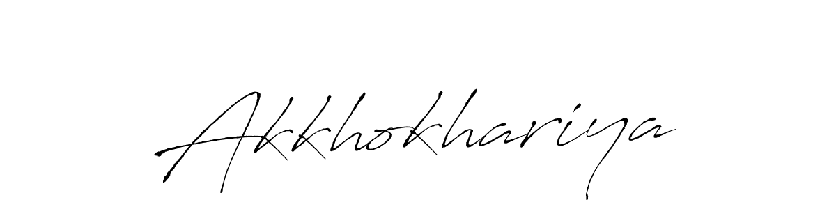 Akkhokhariya stylish signature style. Best Handwritten Sign (Antro_Vectra) for my name. Handwritten Signature Collection Ideas for my name Akkhokhariya. Akkhokhariya signature style 6 images and pictures png