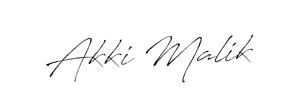 Once you've used our free online signature maker to create your best signature Antro_Vectra style, it's time to enjoy all of the benefits that Akki Malik name signing documents. Akki Malik signature style 6 images and pictures png