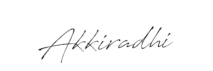 Create a beautiful signature design for name Akkiradhi. With this signature (Antro_Vectra) fonts, you can make a handwritten signature for free. Akkiradhi signature style 6 images and pictures png