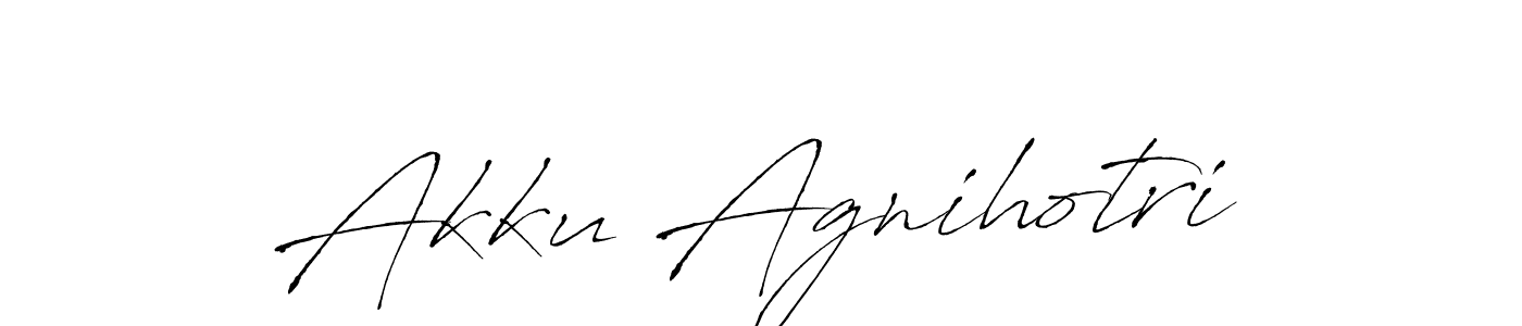 The best way (Antro_Vectra) to make a short signature is to pick only two or three words in your name. The name Akku Agnihotri include a total of six letters. For converting this name. Akku Agnihotri signature style 6 images and pictures png