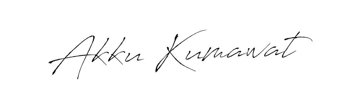 Create a beautiful signature design for name Akku Kumawat. With this signature (Antro_Vectra) fonts, you can make a handwritten signature for free. Akku Kumawat signature style 6 images and pictures png