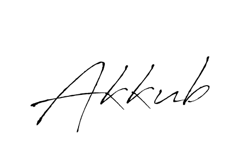 How to make Akkub name signature. Use Antro_Vectra style for creating short signs online. This is the latest handwritten sign. Akkub signature style 6 images and pictures png