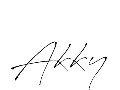 Antro_Vectra is a professional signature style that is perfect for those who want to add a touch of class to their signature. It is also a great choice for those who want to make their signature more unique. Get Akky name to fancy signature for free. Akky signature style 6 images and pictures png