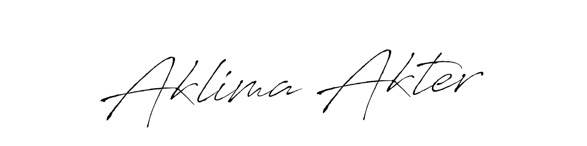It looks lik you need a new signature style for name Aklima Akter. Design unique handwritten (Antro_Vectra) signature with our free signature maker in just a few clicks. Aklima Akter signature style 6 images and pictures png